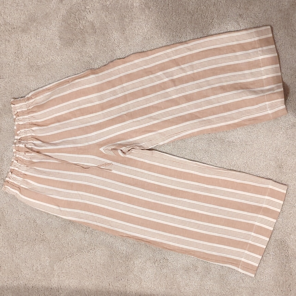 Madewell striped linen pants